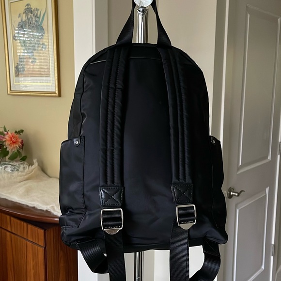 Marc Jacobs Nylon Backpack - Black with Silver Hardware - Picture 2 of 13